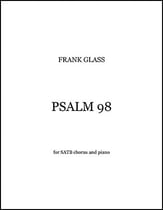 Psalm 98 SATB choral sheet music cover